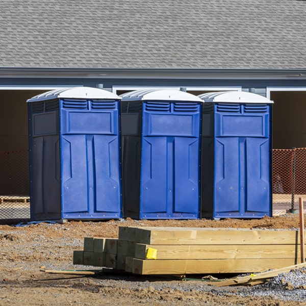 are there any restrictions on where i can place the portable toilets during my rental period in Jonesville Texas